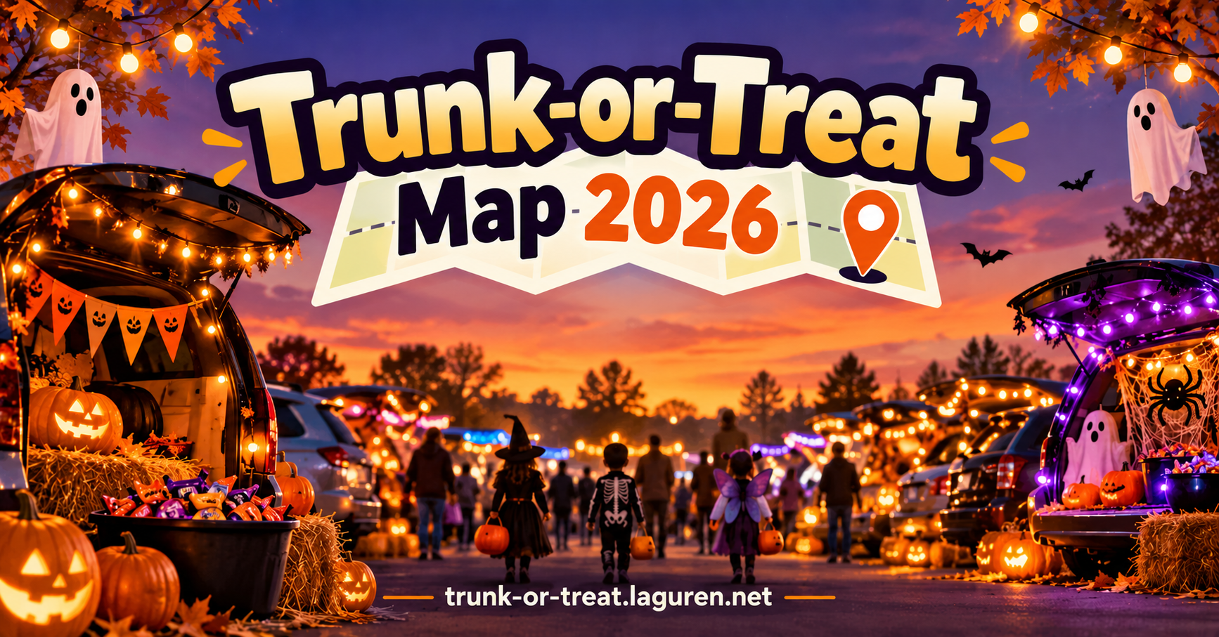Trunk-or-Treat Map 2026 - Find family-friendly Halloween events near you